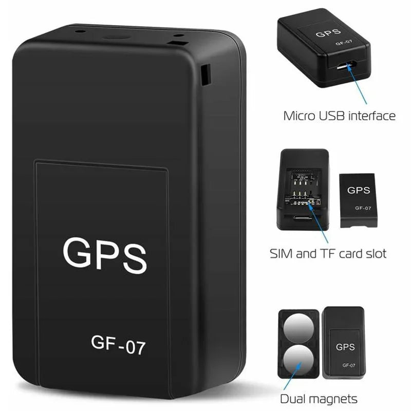 GPS Mini Tracker GF-07 Suivi En Temps Réel Anti-Vol Anti-perte Localisateur Bain Magnétique Montage epiMessage Positionneur