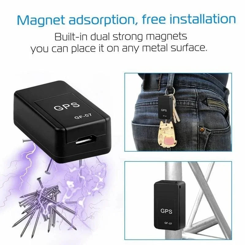 GPS Mini Tracker GF-07 Suivi En Temps Réel Anti-Vol Anti-perte Localisateur Bain Magnétique Montage epiMessage Positionneur
