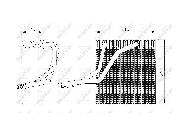 Evaporateur de climatisation AUDI A3 I phase 1 du 09/1996 au 09/2000