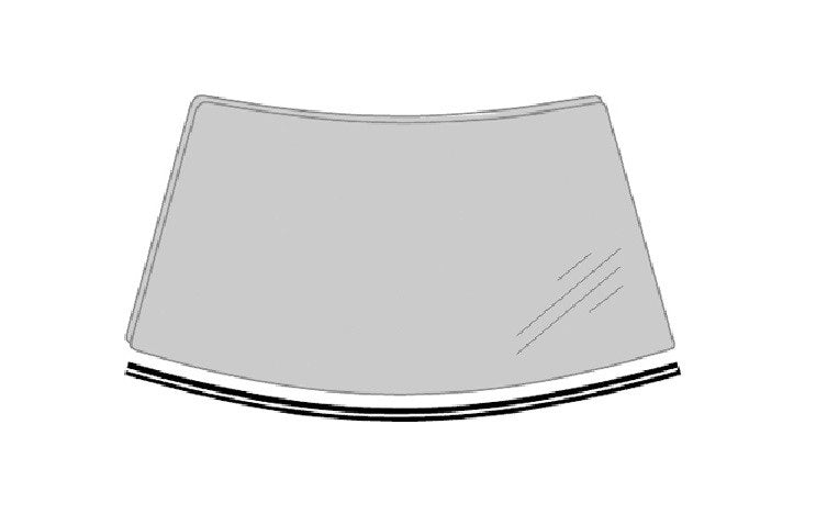 Joint pare-brise inférieur AUDI A3 I phase 1 du 09/1996 au 09/2000