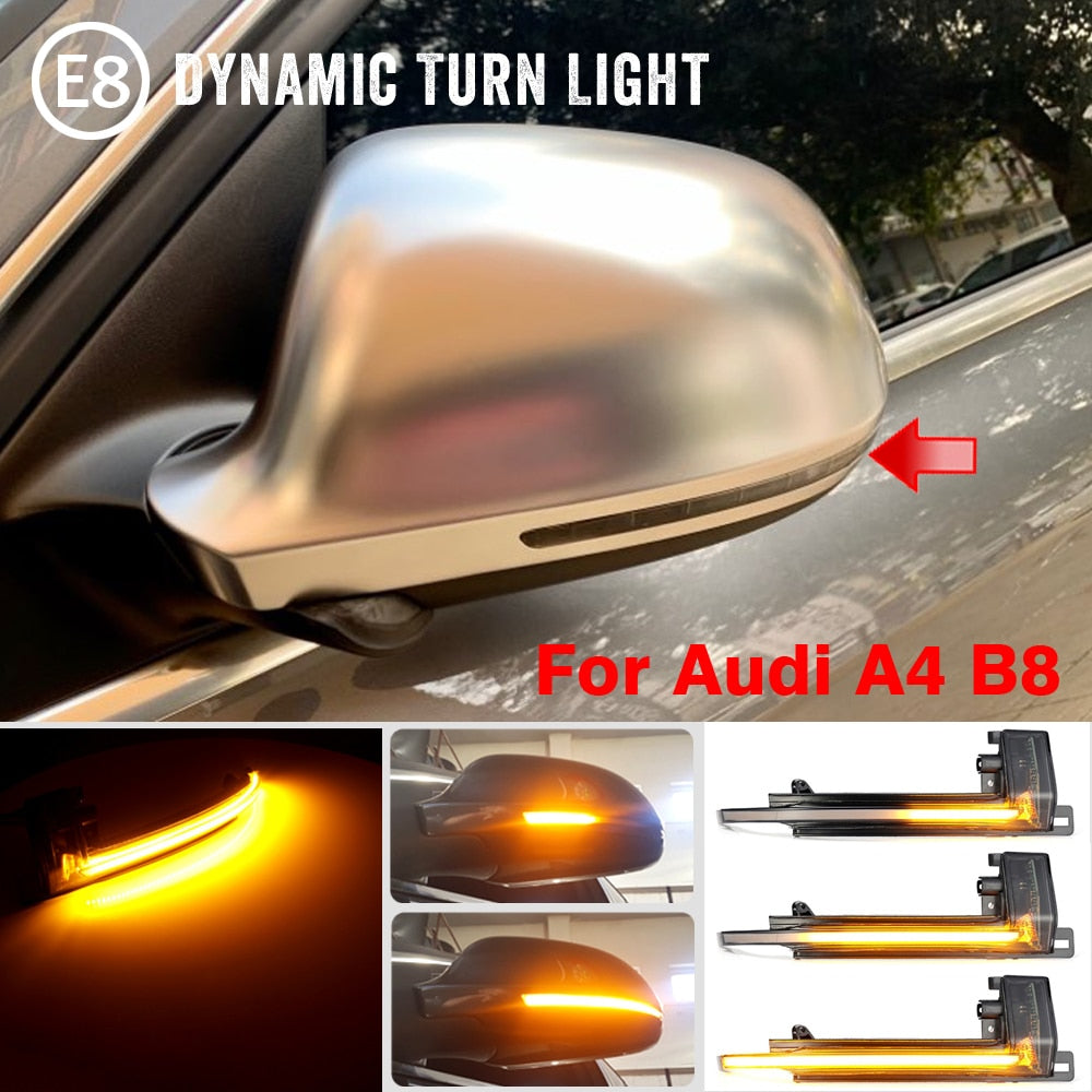 Clignotant dynamique à LED pour Audi A4 A5 B8 B8.5 A3 8P Q3 A6 C6 S6 SQ3 A8 D3 8K